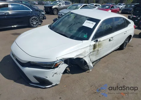 2022 Honda Civic Sport из США, поврежденный, VIN 2HGFE2F5XNH598953